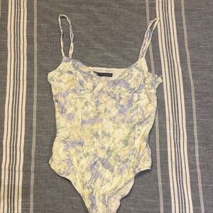 Zara Pastel Tie-Dye Bodysuit